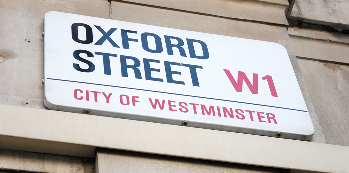 Oxford street Treasure Hunt