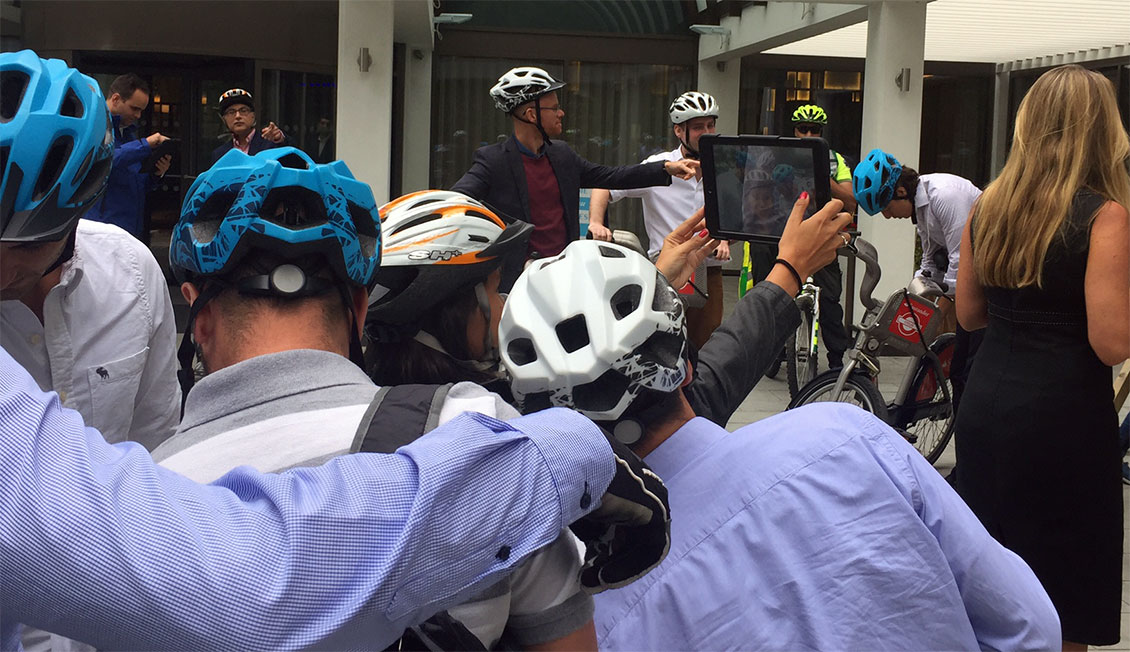 Bike treasure hunt