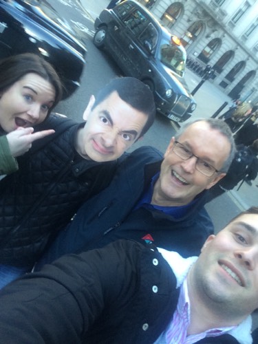 A selfie with Mr Bean image 2